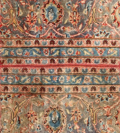 Vintage Persian Medallion Area Rug - Image 5