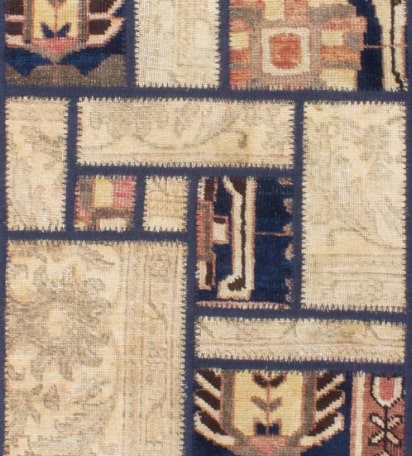 Vintage Persian Medallion Area Rug - Image 2